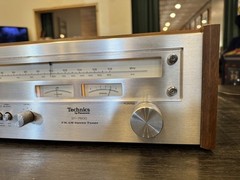 Vintage Technics By Panasonic ST-7600 FM/AM Stereo Tuner Wood Cabinet