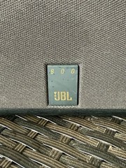 Vintage Pair JBL800 Speakers Model JBL Black Tested Working Condition