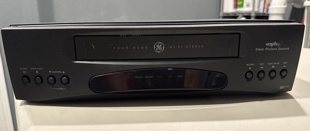 GE general electric VHS VCR (Works but see Description/Condition info)