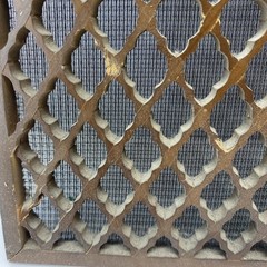 Original Sansui SP-1000 Speaker System Replacement Wood Lattice Grill Brown