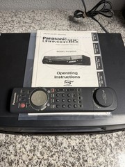 Panasonic PV-8455S 4 Head VHS Video Cassette Recorder VCR W/ Remote WORKING