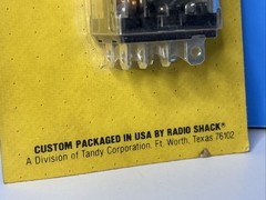 Vtg ARCHER 120VAC DPDT Plug-In Relay #275-217 Radio Shack Tandy NEW NOS FS