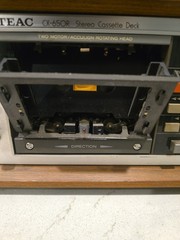 TEAC CX-650R Stereo Cassette Recorder Sold as is For Parts Untested