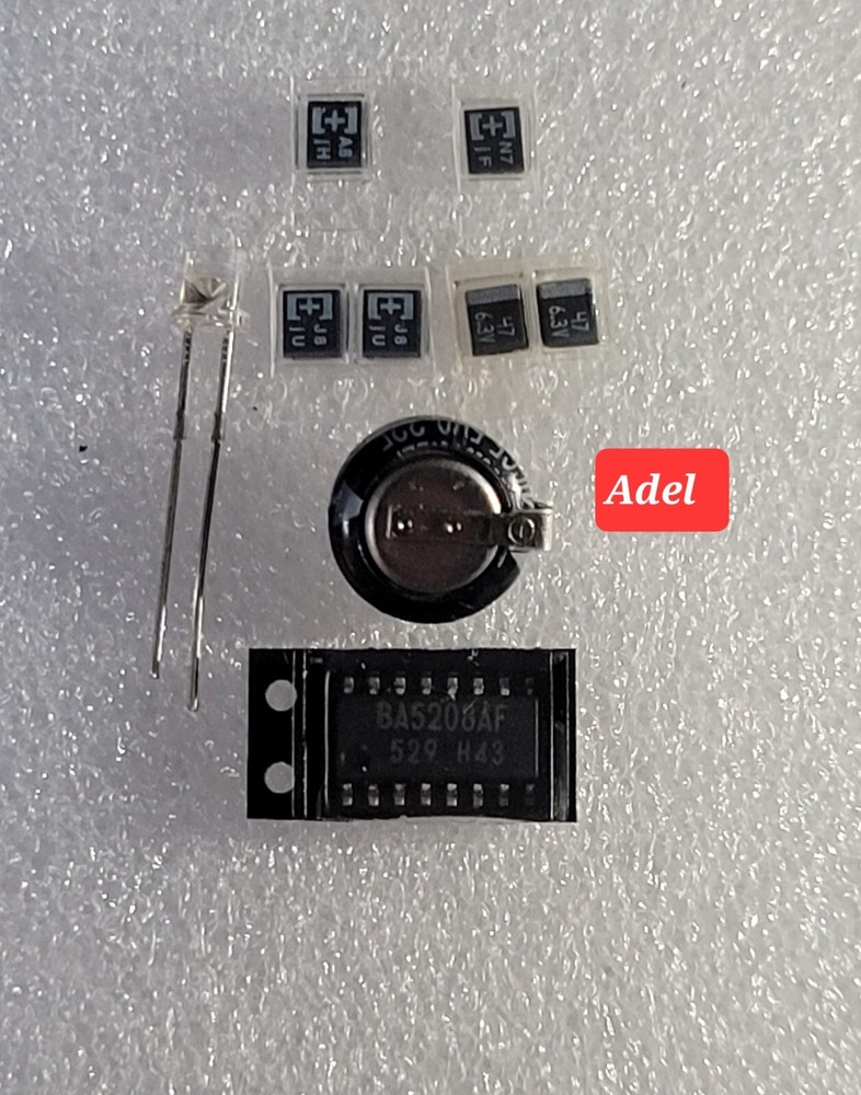 Sony ICF-SW1 Repair Kit Polymer Panasonic Caps & Audio Amp IC Japan +Servic Manl