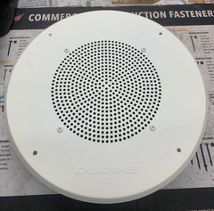 DUKANE 13″ In-Ceiling Loudspeaker White Model 6A650 710-3092-09 UNUSED