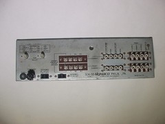 DYNACO SCA-35 TUBE AMPLIFIER BACK PLANE I/O PANEL FOR PARTS REPAIR PROJECTS