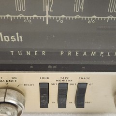 McIntosh MX110 Z Stereo Tube Preamp Tuner Receiver