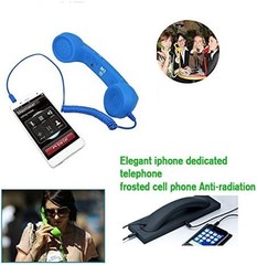 Retro Phone Handset for Cellphones – 3.5mm Plug, Noise Reduction