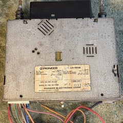 PIONEER KE-3838 Cassette AM/FM Untested/As Is