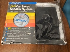 Vintage Jensen Jtx-300 TRIAXIAL 3 Way Speskers 6×9 New Set