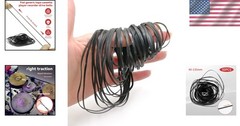 50PC Cassette Recorder Rubber Belts – Flat 40-135mm Range for Durable Repairs