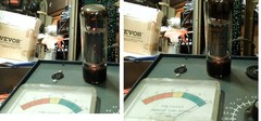 Vintage Pair Amperex 6ca7 el34 vacuum tubes