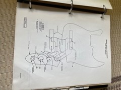 Fender Telecaster Guitar Replacement Parts List & Schematics Diagrams – Vtg Rare