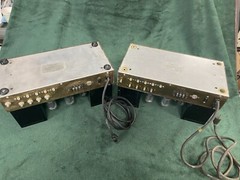 Pair of Pilotone Amplifiers AA-905 AA905 Pilot KT66 Output Tube Integrated Amps