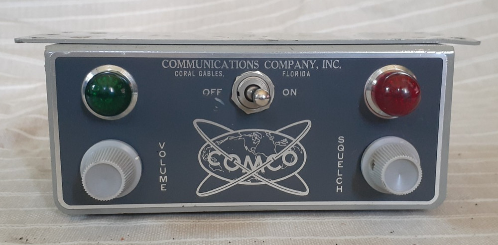 Vintage Comco 700-VCU Radio Voice Control Unit, Squelch, Volume, Coral Gables FL