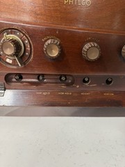 Vintage Philco 48-1001 Tube Television 1948 TV Antique CRT Restoration Project