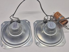 Vintage 3.5″ Speakers Out Of Portable Turntable