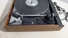 DUAL 1229 Turntable Ch21 Folding Dust Cover Walnut Auto Stop Start Shure M91ED