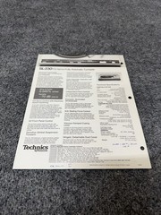 ⭐️ Original Technics SL-230 Stereo Turntable Dealer Sales Brochure NICE! ⭐️