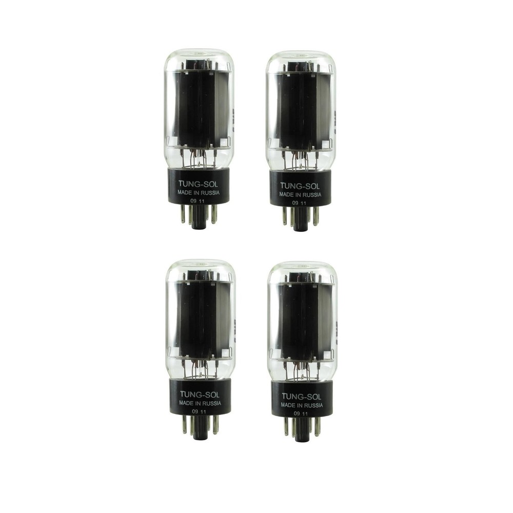 New Tung-Sol Matched Quad (4) 6L6GC STR Tubes-Valves Tested Highest Quality Tone