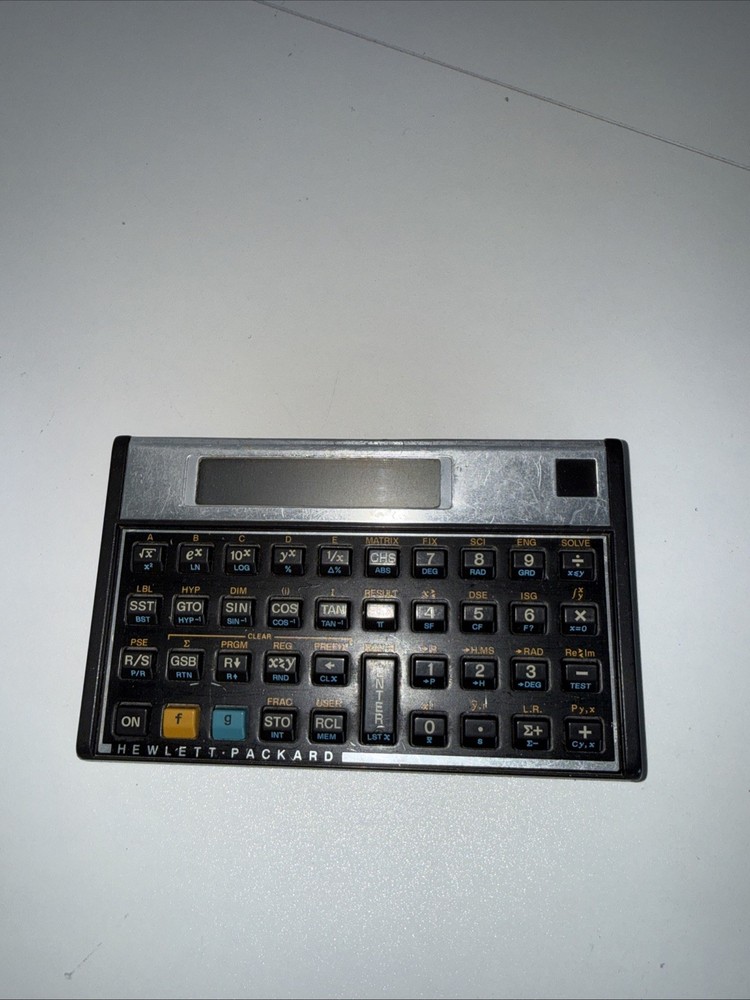 Hewlett Packard HP 15C Programmable RPN Scientific Calculator & Case – TESTED