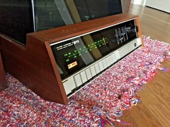 Vintage altec Lansing 911 stereo receiver amp speakers turntable epicure m100