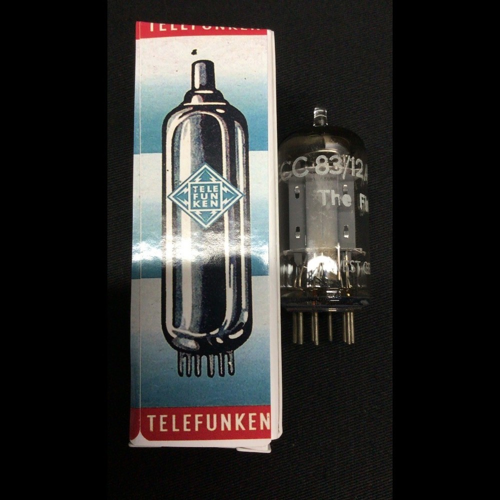 TELEFUNKEN The Fisher 12AX7 ECC83 Smooth Plate W Germany VACUUM TUBE 10.9817