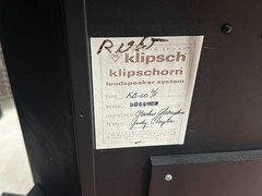 For Sale: Matched Pair of 1986 Klipschorn AK-2 Speakers