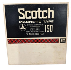 Scotch 150 140 144 RB-7 7″ Recording Magnetic Tape Reel to Reel Unknown Content