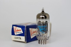 12AX7 ECC83 SINGLE TUBE VERY RARE TAIWAN VIDEON 1960s 1700/1700 (106%/106%)