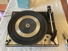 Vintage DUAL 1216 Germany Made Turntable. Clean But Gummed Up. For Parts.