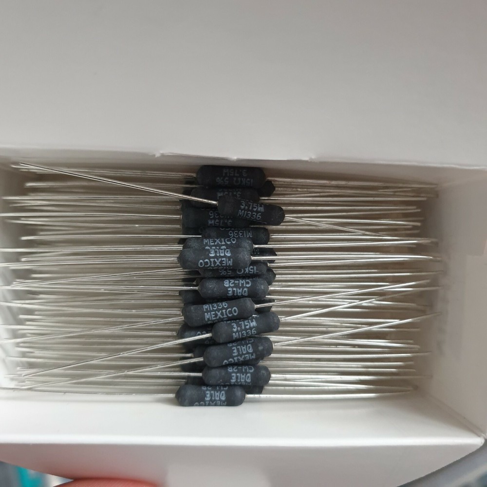 25x New Vishay/Dale 15K CW-2B 3 watts 5% Hi End TUBE AMP AUDIO Resistors !30ppm!