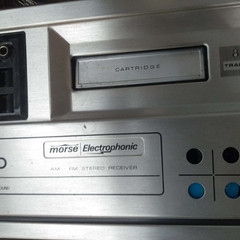 Morse Electrophonic Stand-Up Stereo System Console Parts 8 Track Tuner Record
