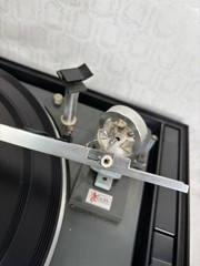 Vintage Garrard Synchro Lab SL95 Turntable Record Player Black Dust Cover
