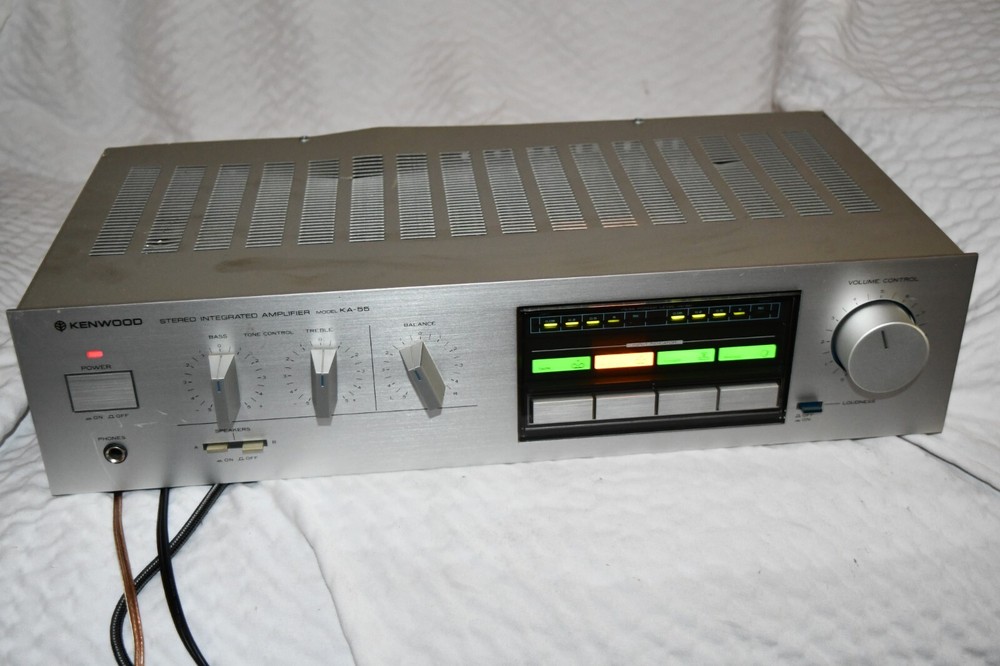 kenwood ka-55 Stereo Integrated Amplifier tested rare 517a2b