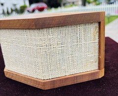 Pair of Vintage Microstatic Micro Acoustics MS-1 External Tweeters Wood Case