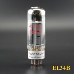 4PCS Shuguang EL34-B Electron Tube Paired Audio Vacuum Tube Replace 6CA7 tps