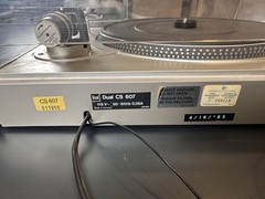 Dual CS 607 Turntable ULM Direct Drive Ortofon Cartridge Tested Working Germany