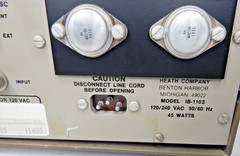 Vintage Heathkit Model IB-1103 Nixie Tube Frequency Counter Test Unit POWERS ON