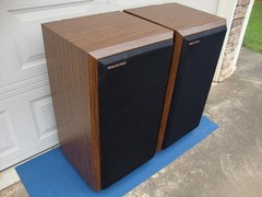 Nice Cerwin Vega AT-15 Large 3-way Floor Speakers -15″ Woofer -Reconditioned