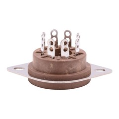 8Pin Octal Vacuum Tube Socket For EL34 6V6 KT88 6550 GZ34 Chassis mount 10pcs