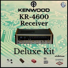Kenwood KR-4600 Receiver Deluxe Upgrade Kit Genuine Parts Restoration
