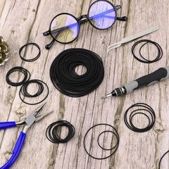 100 Pcs Recorder Rubber Belts Cassette Recorder Repair Maintenance