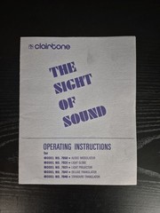 Clairtone Sight Of Sound 7041 Deluxe Translator W/ Modulator All C.i.b. Rare!!