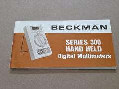 Beckman Series 300 Multimeter Owner / User Manual *Original* 1981
