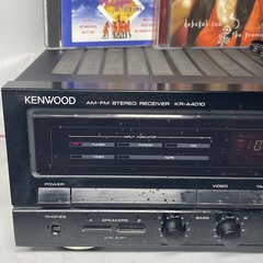 TESTED 1980’s Kenwood KR-A4010 AV AM/FM Stereo Analog Receiver w/ Phono Input