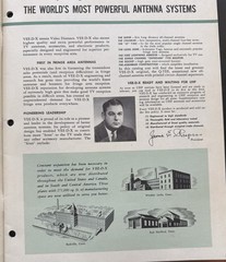 RARE 1952 VEE-D-X ANTENNA CATALOG LAPOINTE PLASCOMOLD CORP WINDSOR LOCKS CT 6