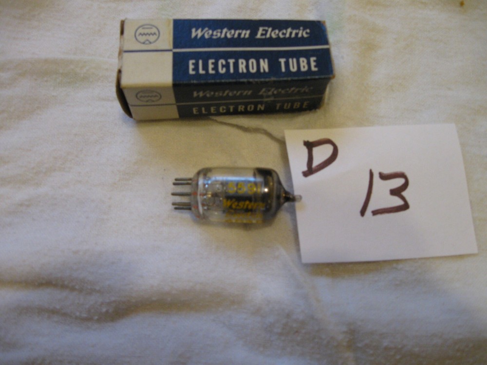 Western Electric 5591/403B tube; NOS; Original ‘old’ box
