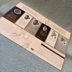 Vintage Altec Catalog Finished Cabinet & Floor Speakers Stereo Equipment 1964 #F