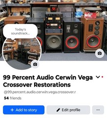 Cerwin Vega M-100 Crossover Re-cap/ Restoration Capacitor Kit